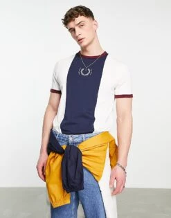 Fred Perry Reissues Central Stripe Cotton T-shirt In Multi For Men 11 Fred Perry Reissues Central Stripe Cotton T-shirt In Multi For Men -Modish Men Wear 202060855 1 multi 1