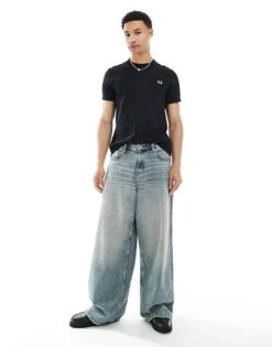 Fred Perry Ringer T-shirt In Black For Men -Modish Men Wear 202960015 3