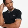 Fred Perry Twin Tipped T-shirt In Black For Men