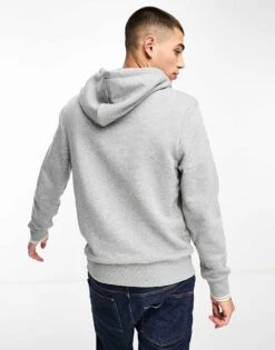 Fred Perry Tipped Hoodie In Steel Marl Grey For Men -Modish Men Wear 204968238 4