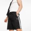 Fred Perry Taped Tricot Short In Black For Men -Modish Men Wear 204968335 1 black