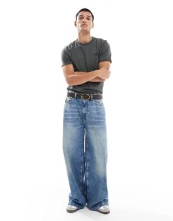 Fred Perry Ringer T-shirt In Khaki Green For Men -Modish Men Wear 205251741 3