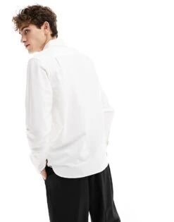 Fred Perry Oxford Shirt In White For Men -Modish Men Wear 205551290 4