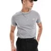 Fred Perry Twin Tipped T-shirt In Grey For Men