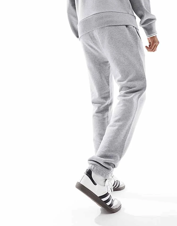 Fred Perry Loopback Sweatpants In Grey For Men 7 Fred Perry Loopback Sweatpants In Grey For Men - Image 5