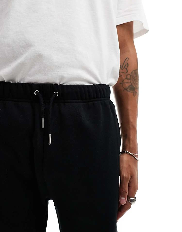 Fred Perry Loopback Sweatpants In Black For Men 7 Fred Perry Loopback Sweatpants In Black For Men - Image 5