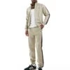 Fred Perry Co-ord Contrast Taped Track Pants In Beige For Men -Modish Men Wear 206691809 1 beige