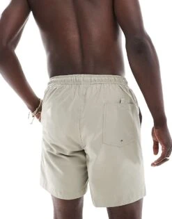 Fred Perry Classic Swimshort In Beige For Men -Modish Men Wear 206692502 3