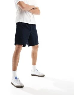 Fred Perry Wide Leg Woven Shorts In Navy For Men -Modish Men Wear 206812354 1 navy 1