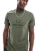 Fred Perry Graphic T-shirt In Khaki Green For Men -Modish Men Wear 207013192 1 green