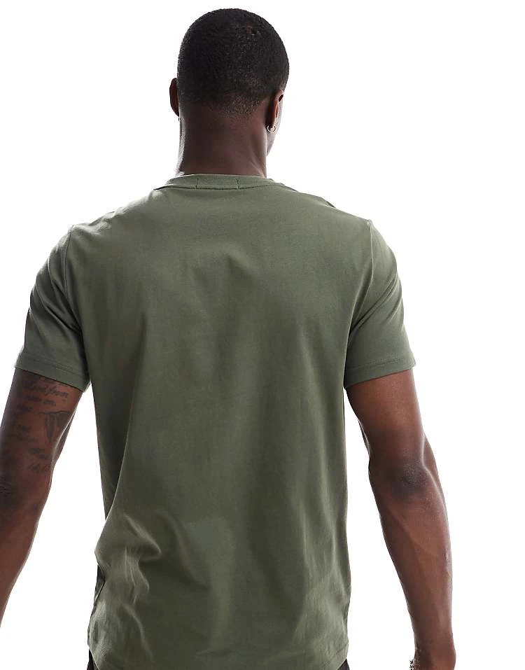 Fred Perry Graphic T-shirt In Khaki Green For Men 5 Fred Perry Graphic T-shirt In Khaki Green For Men - Image 3