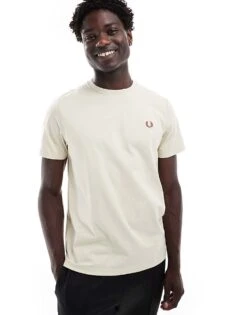 Fred Perry T-shirt In Off White For Men -Modish Men Wear 207013217 1 white 1