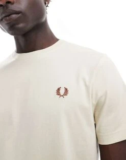 Fred Perry T-shirt In Off White For Men -Modish Men Wear 207013217 3