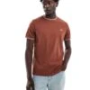 Fred Perry Twin Tipped T-shirt In Clay Brown For Men -Modish Men Wear 207013503 1 brown