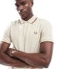 Fred Perry Twin Tipped Polo Shirt In Beige For Men 2 Fred Perry Twin Tipped Polo Shirt In Beige For Men -Modish Men Wear 207013511 1 beige