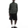 Fred Perry Tartan Oxford Shirt In Green And Black For Men