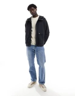 Fred Perry Short Parka Jacket In Navy For Men -Modish Men Wear 207017249 4