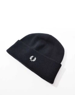Fred Perry Classic Beanie In Navy For Men -Modish Men Wear 207017330 3