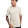 Fred Perry Polo Shirt In Light Beige For Men -Modish Men Wear 207017600 1 beige