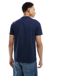 Fred Perry Embroidered T-shirt In Navy For Men -Modish Men Wear 207457316 4