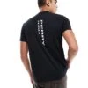 Fred Perry T-shirt In Black With Vertical Logo Back Print For Men -Modish Men Wear 207457387 1 black