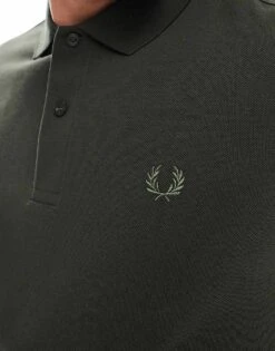 Fred Perry Polo Shirt In Khaki Green For Men -Modish Men Wear 207457566 3
