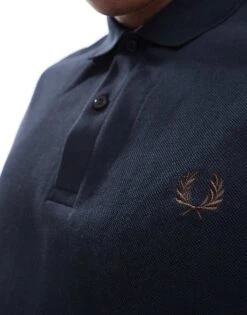 Fred Perry Polo Shirt In Navy For Men -Modish Men Wear 207457592 4