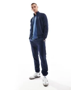 Fred Perry Co-ord Track Joggers In Navy With Taping For Men -Modish Men Wear 207457646 1 navy 1