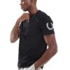 Fred Perry T-shirt In Black With Double Logo Print For Men -Modish Men Wear 207457653 1 black