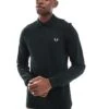Fred Perry Long Sleeve Polo Shirt In Forest Green For Men -Modish Men Wear 207457661 1 green