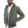 Fred Perry Hooded Brentham Jacket In Dark Green For Men -Modish Men Wear 207458732 1 green