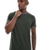 Fred Perry Twin Tipped T-shirt In Khaki Green For Men -Modish Men Wear 207458755 1 green