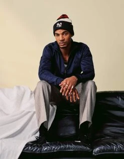 Fred Perry Co-ord Track Jacket In Navy With Taping For Men