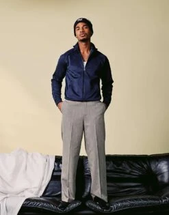 Fred Perry Co-ord Track Jacket In Navy With Taping For Men -Modish Men Wear 207458832 3