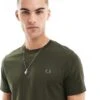 Fred Perry T-shirt In Khaki Green For Men -Modish Men Wear 207458843 1 green