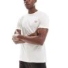 Fred Perry Ringer T-shirt In Off White For Men