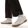 Fred Perry B722 Leather Trainer Plimsolls In White For Men