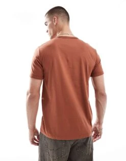 Fred Perry Ringer T-shirt In Light Brown For Men -Modish Men Wear 208006126 4