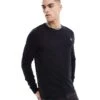 Fred Perry Long Sleeve Twin Tipped T-shirt In Black For Men -Modish Men Wear 208006145 1 black