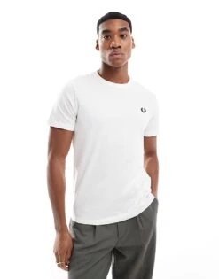 Fred Perry T-shirt In White For Men
