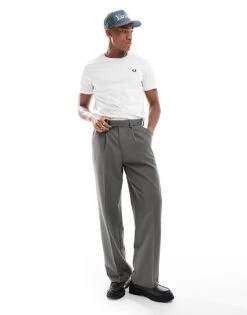 Fred Perry T-shirt In White For Men -Modish Men Wear 208006189 3