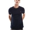 Fred Perry Twin Tipped T-shirt In In Navy Blue For Men
