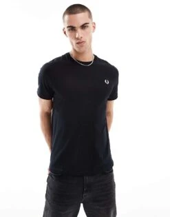 Fred Perry T-shirt In Black For Men