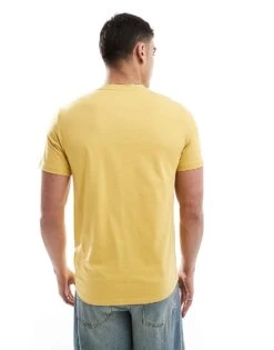 Fred Perry Central Logo T-shirt In Yellow For Men -Modish Men Wear 208006303 3
