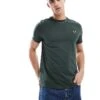 Fred Perry Rear Powder Laurel Wreath T-shirt In Green For Men