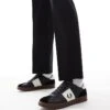 Fred Perry B4 Leather And Suede Trainers In Black For Men -Modish Men Wear 208006355 1 black