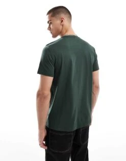 Fred Perry Textured Laurel Wreath T-shirt In Green For Men -Modish Men Wear 208006484 4