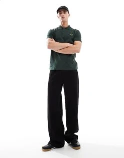 Fred Perry Polo Shirt In Green For Men -Modish Men Wear 208006604 3