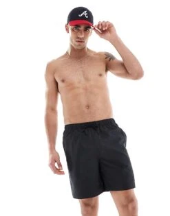 Fred Perry Swim Shorts In Black For Men