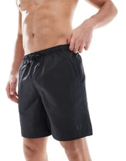 Fred Perry Swim Shorts In Black For Men -Modish Men Wear 208006624 4